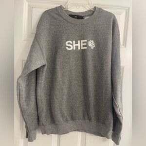 Dark sport she wolf crewneck